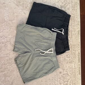 Goodfellow & Co Sage and Black Men's Athletic Drawstring Shorts